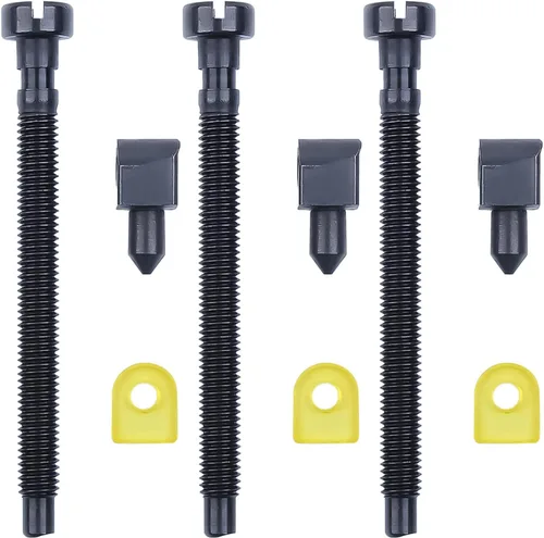 Adefol Paquete de 3 tornillos tensores de cadena para Husqvarna 42 44 50 51 51EPA 55 55 Rancher 234 238 242 246 133 444 motosierra reemplazar