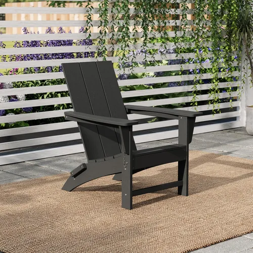 Miniatura 18 de Costaelm Sillas para hoguera, silla al aire libre HDPE silla Adirondack, moderna silla de porche de patio, porche delantero patio trasero, sillas