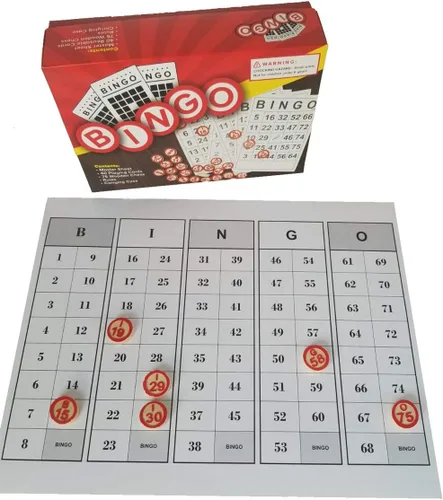 Miniatura 2 de TOGETIC Bingo Original de la Suerte Bolos de Madera Puerto Rico