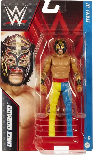 Miniatura 5 de Mattel WWE Lince Dorado figura de acción, coleccionable de 6 pulgadas para edades de 6 años en adelante