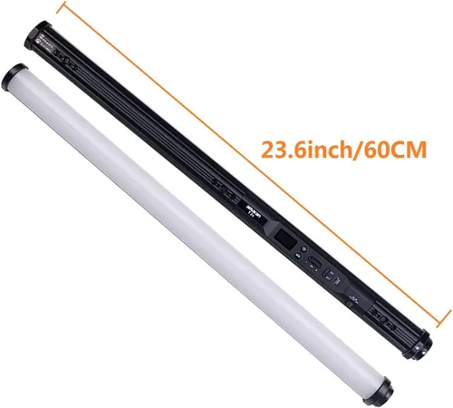 Miniatura 2 de Aputure Amaran T2C RGBWW - Tubo de luz LED, 20 W, 2500 K-7500 K, varilla de luz RGB ajustable, aplicación de soporte y control DMX 46 preajustes