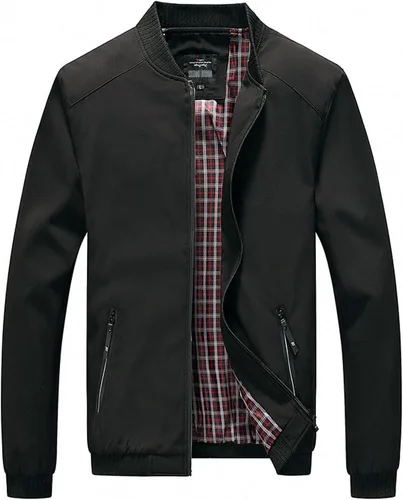 Miniatura 9 de Lentta - Chaqueta Bomber de Ajuste Delgado y Ligera de Softshell para Hombre, Chaquetas de Otoño para Hombre