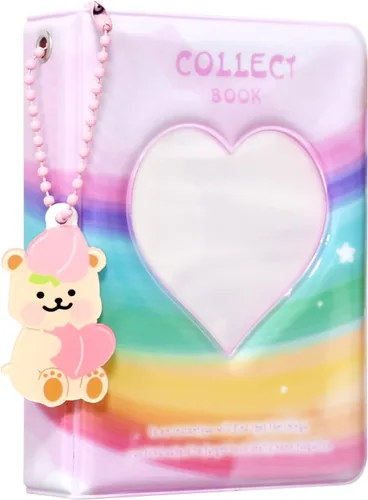 Miniatura 9 de Carpeta Kpop de 3 pulgadas, mini álbum de fotos, carpeta de tarjetas fotográficas Kpop, soporte cuadrado hueco para tarjetas de fotos, álbum Kpop 40