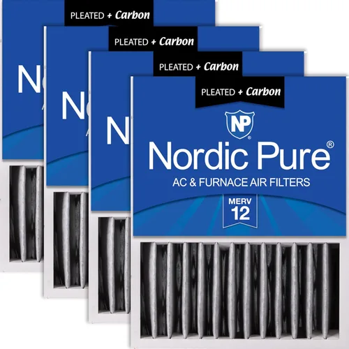 Miniatura 15 de Nordic Pure 16 x 20 x 5 (tamaño real: 15 7/8 x 19 5/8 x 4 3/8) Honeywell Filtros de aire de repuesto Merv 8 Plus Carbon 1 paquete