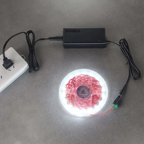 Miniatura 7 de Fuente de alimentación de 12 V 5 A, CA 120 V a CC 12 V convertidor de conector de 0.217 x 0.083 in, controlador LED de 12 voltios, adaptador