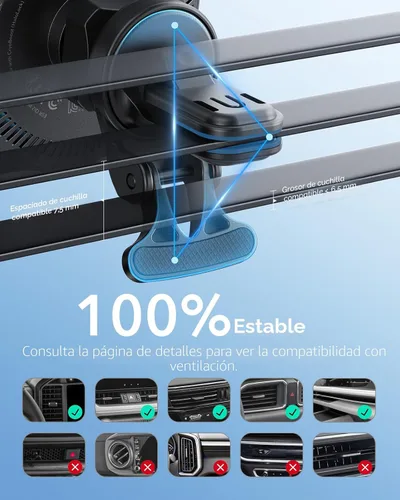 Miniatura 6 de ESR para Cargador de Coche MagSafe de 15W con CryoBoost, Cargador de Coche MagSafe con Enfriamiento de Teléfono, Carga Inalámbrica para Ranura
