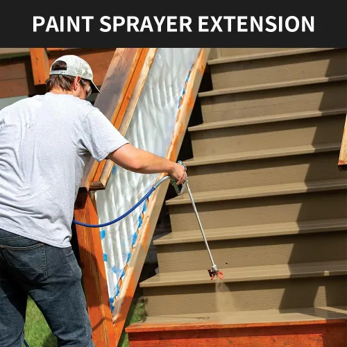 Miniatura 5 de JZXSJ - Varilla de extensión de punta de pulverizador de pintura sin aire, 6 piezas, varios tamaños, barra de extensión de punta de pulverizador