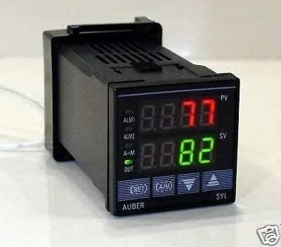 Miniatura 2 de Controlador de temperatura PID, con 30 RAMP/SOAK, salida SSR, SYL-2352P negro