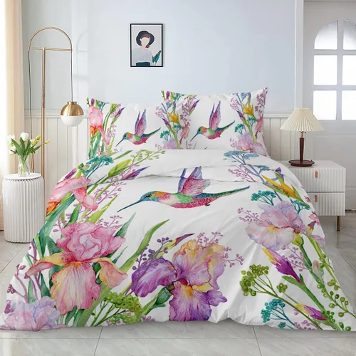 Miniatura 18 de Cute Bear Duvet Cover Set Twin, 3 Pieces Soft Neutral Bedding Calming Cozy Comforter Cover Set Minimal Kawaii Bedroom Decor Microfiber for Relaxing