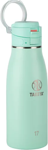 Miniatura 20 de Takeya Traveler - Taza de café de viaje de acero inoxidable con tapa abatible (25 onzas, ónix) – Taza aislada a prueba de fugas para café y té Ónice