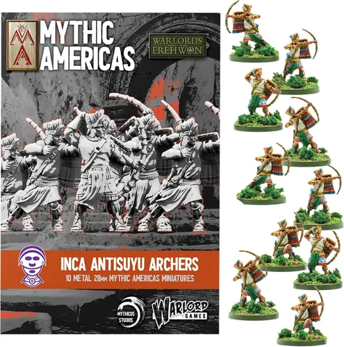 Wargames Delivered - Warlord Games Mythic Americas - Inca: Antisuyu Archers. Figuras de acción Fantasía 1.102 in Miniaturas para Wargames,