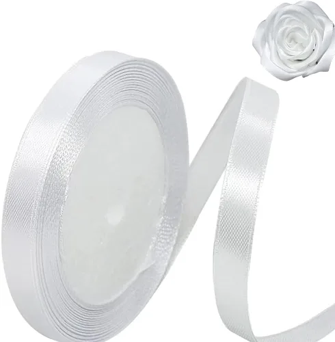 Miniatura 91 de Cinta beige de 1-1/2 pulgadas x 25 yardas, cinta de satén marfil de tela de color sólido para manualidades, coronas, fiesta de boda, Navidad, lazos