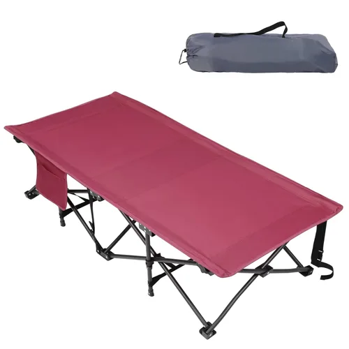 Miniatura 11 de REDCAMP Cuna Extra Larga para Niños para Dormir de 2-7 Años, Cuna Portátil de Viaje para Niños Pequeños con Bolsa de Transporte, Ligera para Azul