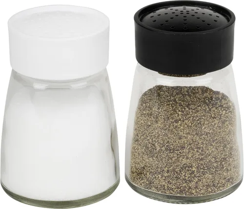 Miniatura 7 de Good Cook - Juego de salero y pimentero de cristal, 2 onzas, transparente