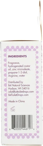 Miniatura 5 de B4 - Gotas desodorizantes para inodoro y baño, botella de 2 onzas (Lavender Spring)