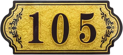 Miniatura 14 de Letrero personalizado con número de dirección del hogar, placa personalizada para buzón, puerta de casa, puerta, habitación, placa acrílica