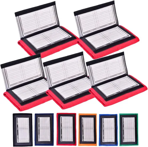 Miniatura 6 de Paquete de 5 pulseras para entrenador de muñeca (jóvenes o adultos) con ventanas triples, ideal para aparejos, toque, bandera de fútbol