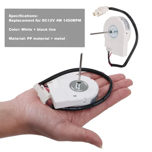 Miniatura 5 de Excelente calidad 5PCS 50240401000Q DC12V 4W Refrigerador Evaporador Motor Motor Reemplazo para Samsung Motor de Ventilador de Congelación Sustituye