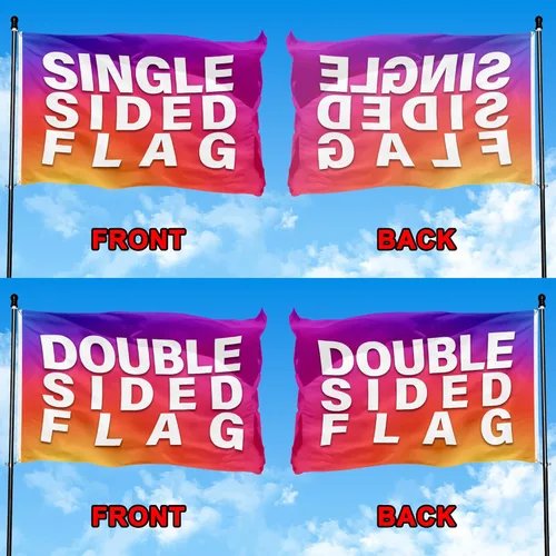 Miniatura 5 de Bandera personalizada de 3 x 5 pies para exteriores, crea tu propia bandera con logotipo, foto, texto, poliéster duradero y resistente, banderas
