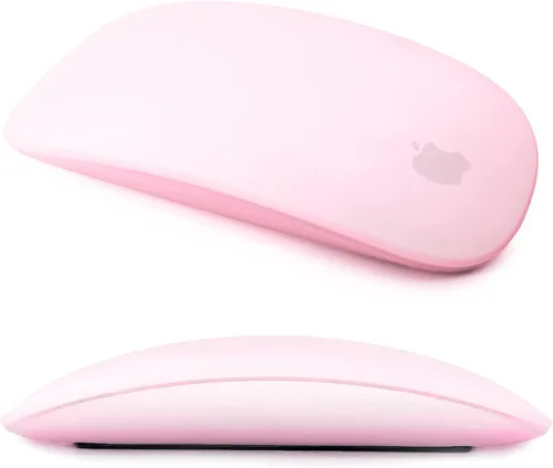 Magic Mouse - Funda de silicona para Apple Magic Mouse 1 y 2, color rosa | Suave piel de silicona ultrafina, resistente al polvo, absorbe los rosado