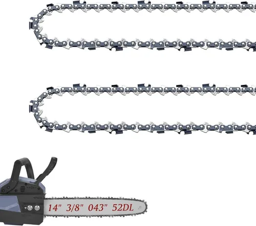 Miniatura 13 de [2 piezas] Mini cadena de motosierra de 6 pulgadas, cadenas de repuesto de 6 pulgadas para mini motosierra eléctrica portátil inalámbrica, cadena