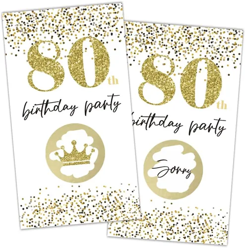 Miniatura 16 de REWIDPARTY Tarjetas de juego para rascar para fiesta de cumpleaños número 50 de oro blanco (32 unidades) tarjetas de rascar para fiesta de 115B