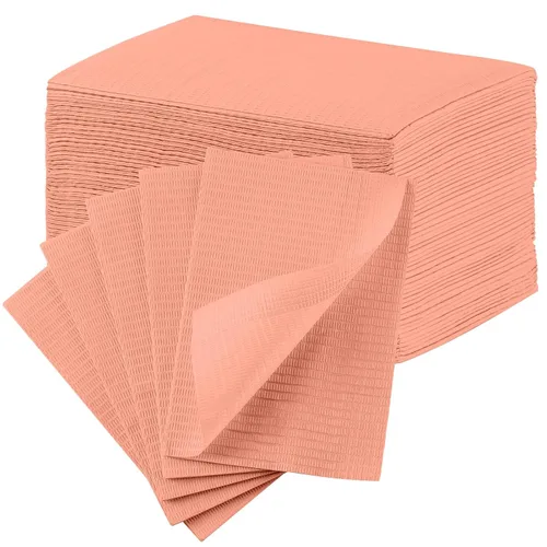 Miniatura 34 de JMU Baberos dentales negros, baberos dentales desechables de 3 capas, baberos para tatuajes impermeables para clínica dental, tienda de tatuajes