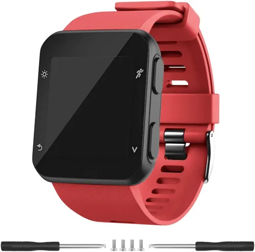 Miniatura 15 de Compatible con la correa Garmin Forerunner 35, bandas de repuesto de silicona Solf para reloj Garmin Forerunner 35