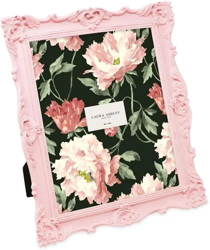 Miniatura 33 de Laura Ashley - Marco de fotos de 5 x 7 pulgadas, de resina texturizada y elaborada a mano, con caballete y gancho para mesa y pared, con diseño Negro