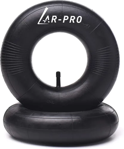 AR-PRO 4.10/3.50-4 Tubo interior de repuesto resistente con vástago de válvula recto TR-13 (paquete de 2) - para carretillas, cortacéspedes,