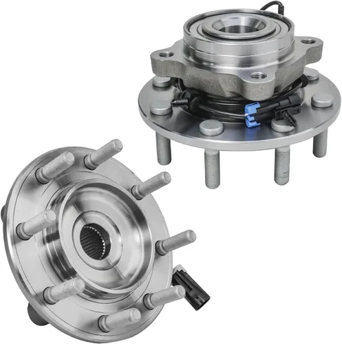 Miniatura 18 de Detroit Axle - Bujes de rodamiento de rueda delantera 4WD para Chevy GMC Silverado Sierra 2500 3500 HD 20-23 [SRW] 2020 2021 2022 2023 Reemplazo