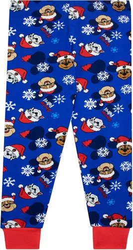 Miniatura 4 de Paw Patrol Pijama de Navidad para niños, Azul, Rojo