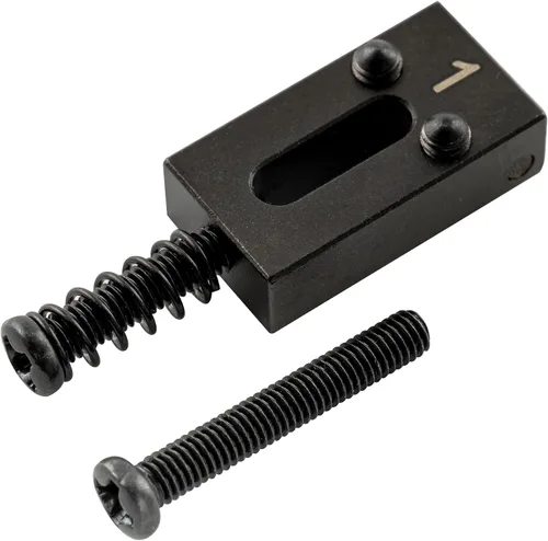 Miniatura 5 de Musiclily Sillas de puente de guitarra de latón ultra de 0.413 in, sillín de puente de trémolo para Fender Telecaster Tele Stratocaster Strat ST TL