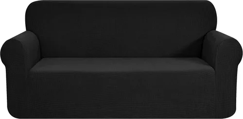 Miniatura 81 de CHUN YI - Funda elástica de 1 pieza para sillón grande, funda protectora suave de Jacquard con elastano, detalle de cuadros y parte inferior
