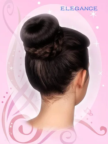 Miniatura 3 de Moldeador de donas para el cabello (6 unidades, 3 tamaños: grande de 3.5 pulgadas, mediano de 3 pulgadas, pequeño de 2 pulgadas, negro) – Kit