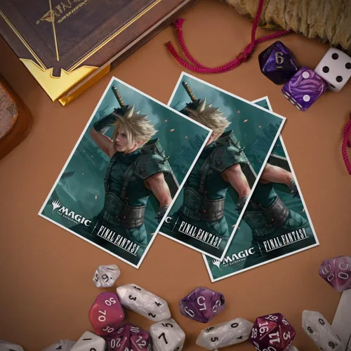 Miniatura 5 de Ultra PRO - Fundas Protectoras Final Fantasy x Universes Beyond Cloud, Soldado Ex-105ct APEX para Magic: The Gathering Accesorios para Juego