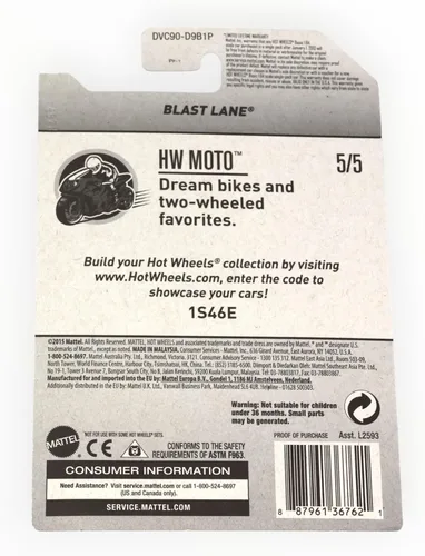 Miniatura 2 de Hot Wheels Blast Lane, HW Moto 5/5 [rojo] Caza del tesoro regular
