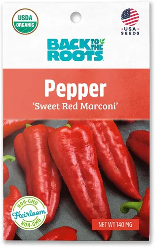 Miniatura 8 de Back to The Roots Paquete de semillas 100% orgánicas - Pimiento 'Sweet Keystone Giant' 140mg
