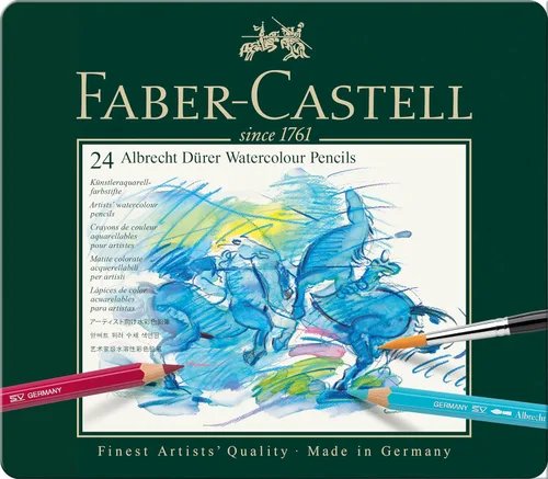 Miniatura 2 de Faber-Castel FC117524 Albrecht Durer Artist - Lápices de acuarela en lata (paquete de 24), surtido