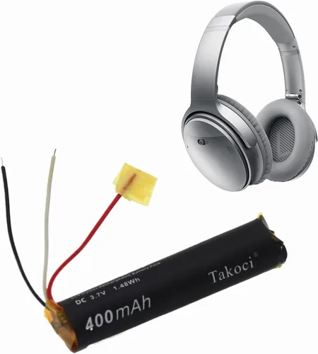 Batería de repuesto AHB110520CPS de 3.7V 400mAh compatible con Bo'se 419811, QC35, Quietcomfort 35