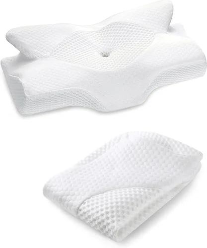 Miniatura 6 de Elviros Funda de almohada cervical de espuma viscoelástica (gris oscuro)