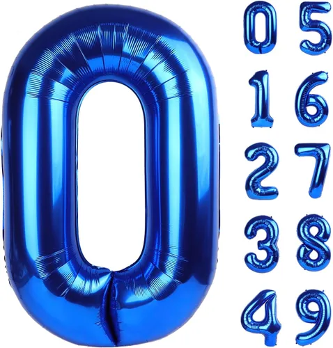 Miniatura 149 de Globo de cumpleaños número 4 dorado de 40 pulgadas, globos gigantes del número cuatro 14 24 34 40 44 2024, globos grandes de lámina de mylar para Oro