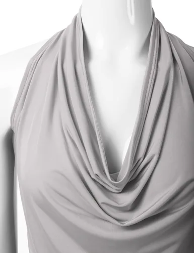 Miniatura 4 de EIMIN Camiseta sin mangas casual con cuello halter drapeado frontal sexy sin espalda (S-3XL), ett006_rojo