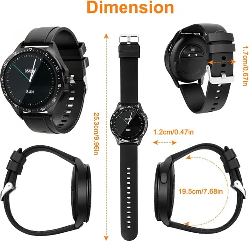 Miniatura 2 de Reloj inteligente con auriculares, 10 reloj de fitness redondo de 1.32 pulgadas, reloj Bluetooth 2 en 1 con paso, calorías, monitor de sueño