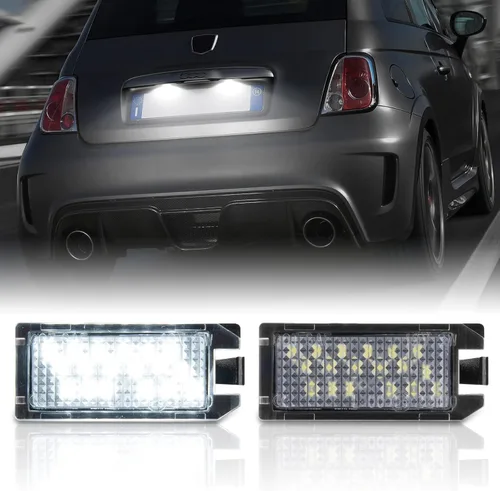 Miniatura 9 de Luces LED SMD completas para matrícula compatibles con Audi A3 S3 A4 S4 A6 S6 C6 A8 S8 Q7 RS4, lámparas de número de placa Avant quattro Cabriolet
