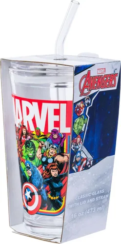 Miniatura 6 de Silver Buffalo Marvel Avengers con Iron Man, Hulk, Capitán América, Thor, Black Widow, Black Panther, Scarlet Witch, Vision, Falcon, y Hawkeye