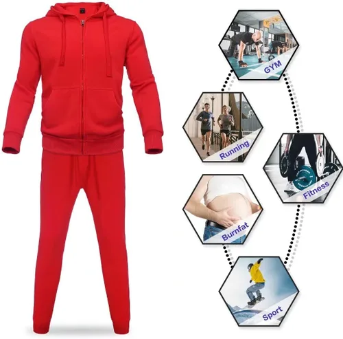 Miniatura 3 de Zusmen Chándal para hombre, chamarras y pantalones de 2 piezas