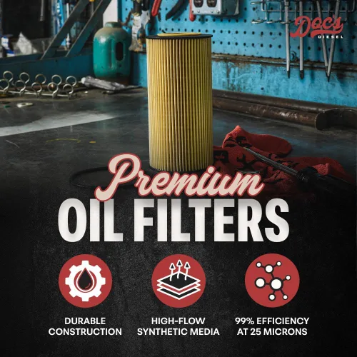 Miniatura 2 de Doc's Diesel Filtro de aceite D5526 Compatible con Ford 6.0L/6.4L Super Duty F250, F350, F450, F550 2003-2010, Ford 6.0L Excursion 2003-2005