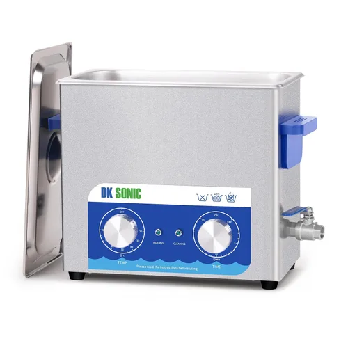 Miniatura 9 de DK SONIC Limpiador Ultrasónico, 1.5L 60W Limpiador Ultrasónico de Joyería de Acero Inoxidable con Cesta de Limpieza, Temporizador Mecánico
