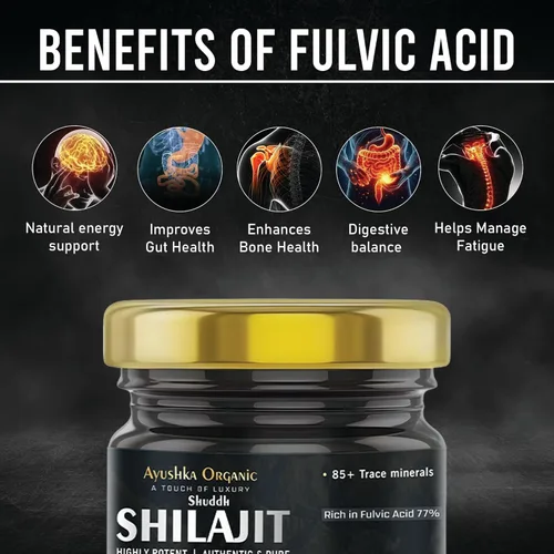 Miniatura 7 de Resina Shilajit, Himalaya, 77% ácido fúlvico, 0.71 oz